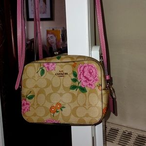 Small coach flower purse